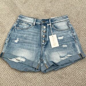 Pink Lily Denim Shorts